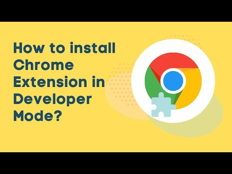 How to install Chrome Extension in Developer Mode? 8