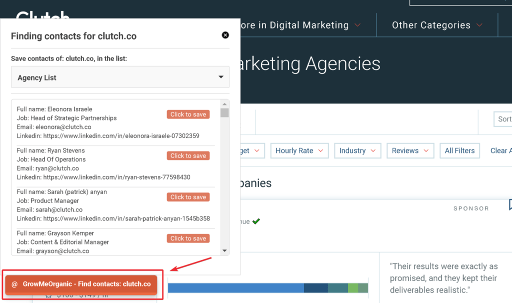 #1 LinkedIn Email Finder In Australia with Unlimited Credits 5 website employee finder extension