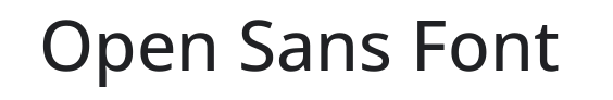 Open Sans