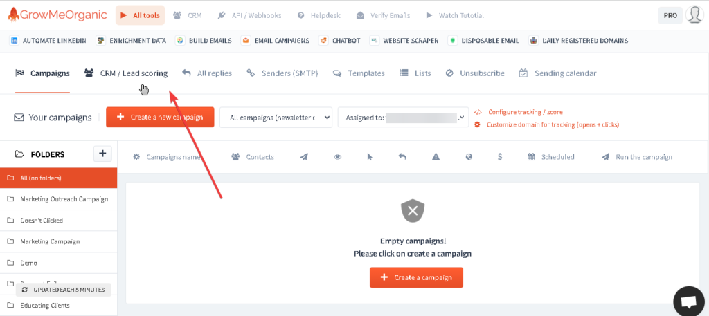 CRM/ Lead scoring