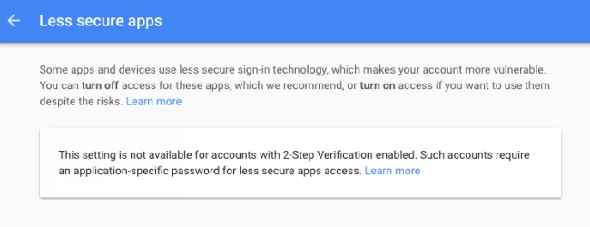 Gmail SMTP Settings 2 two step verification