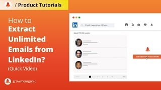 Extract unlimited emails from Linkedin