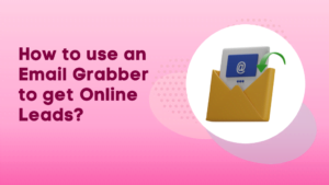 How to use an Email Grabber to get Online Leads?