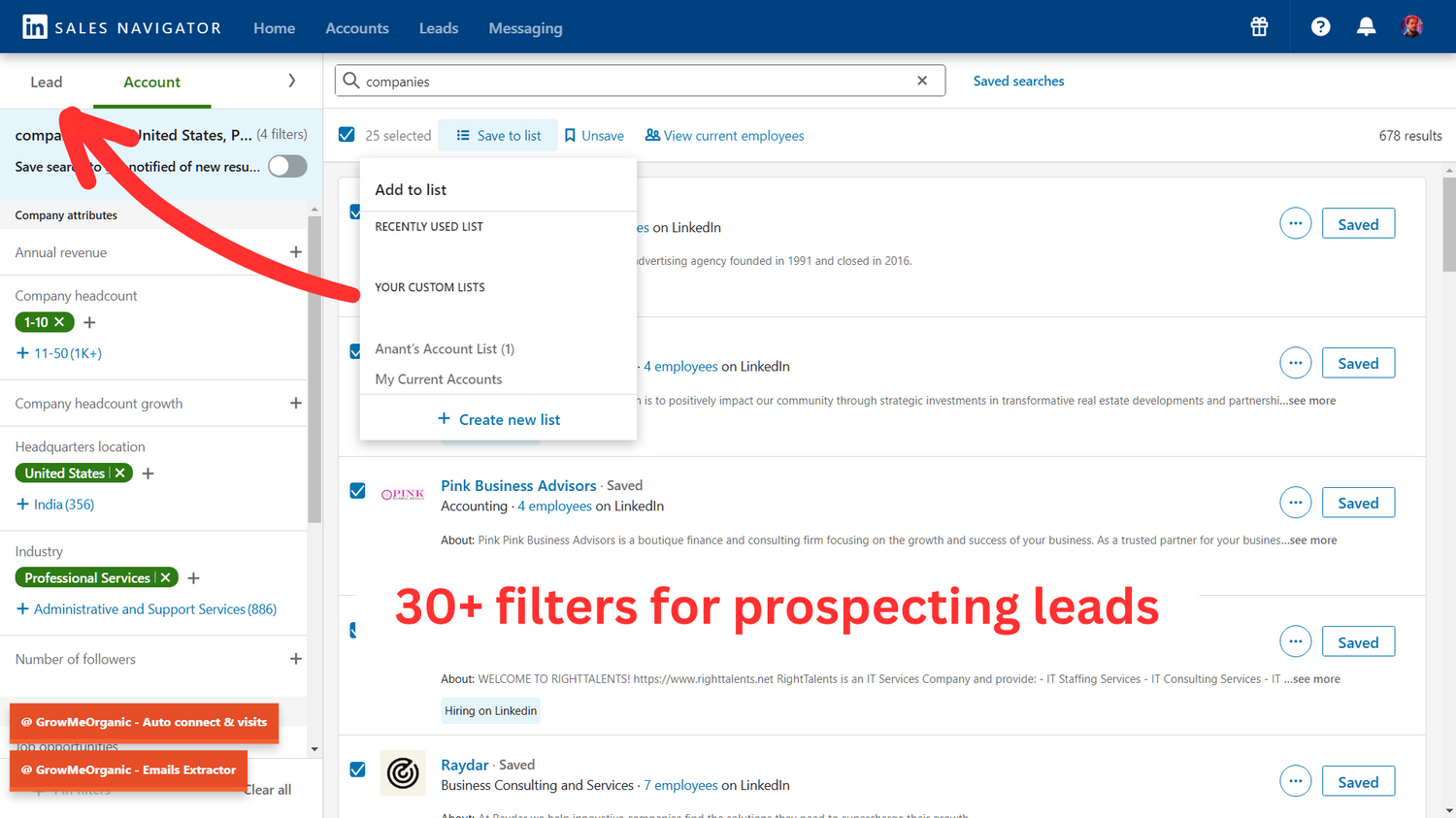 export contacts linkedin