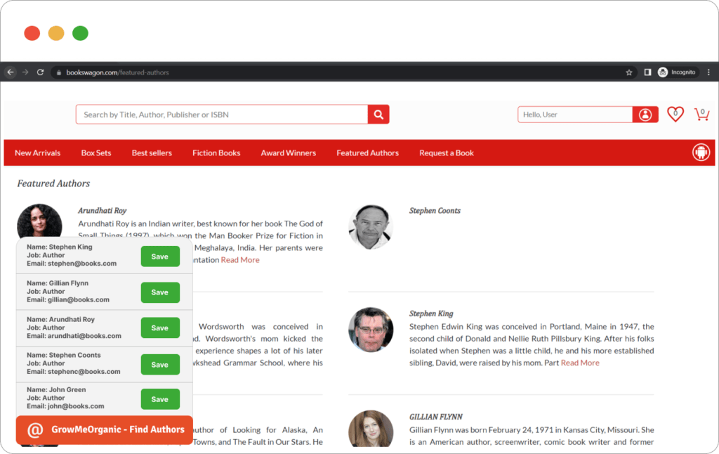 Author Finder – Your Go-To Tool for Finding Writers’ Contact Info 1