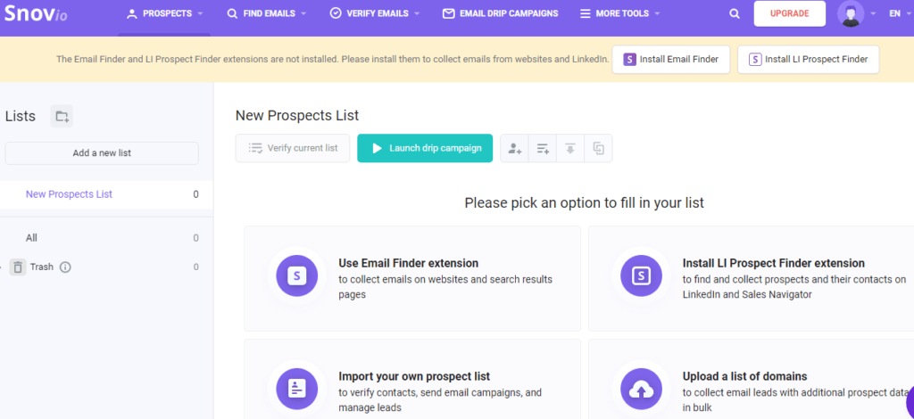 20 Best Email Outreach Tools to Boost Your Email Marketing Results 7 snov.io