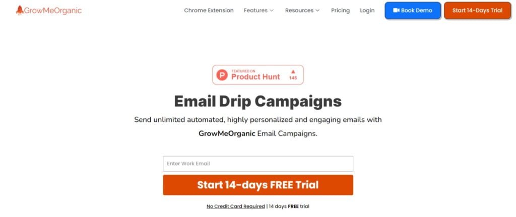 GrowMeOrganic's Email Drip Campaign