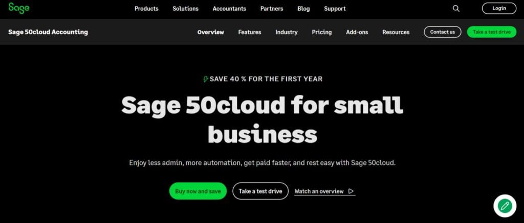 Sage Cloud Accounting