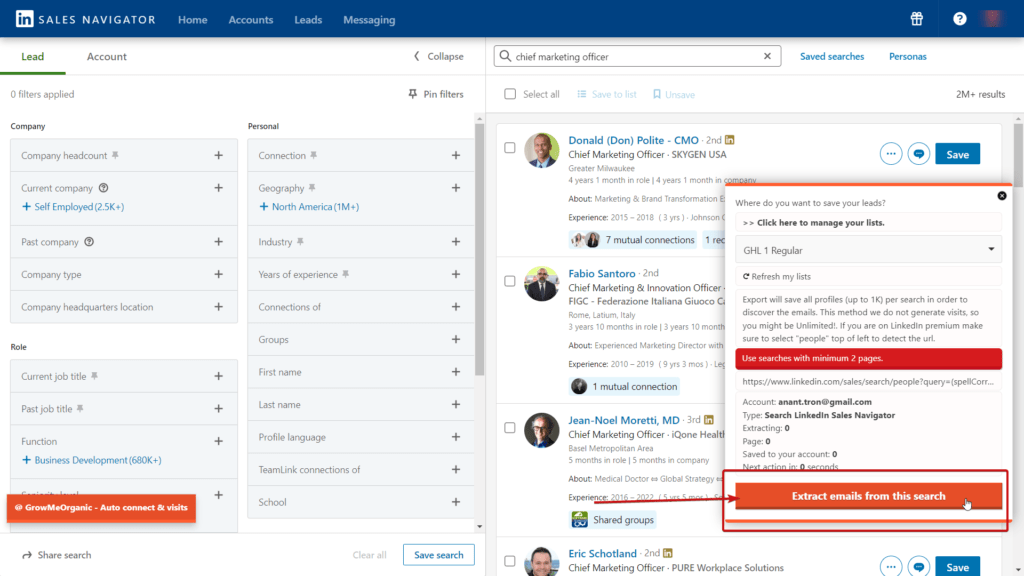 How To Easily Export Leads From Linkedin Sales Navigator? [2023 Tutorial] 13