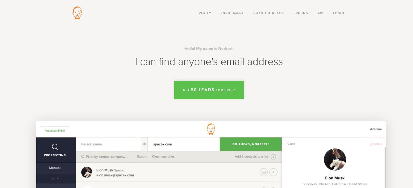 14+ Best Affordable Skrapp.io Alternatives In 2026 23 Best Skrapp alternative:- Voila Norbert