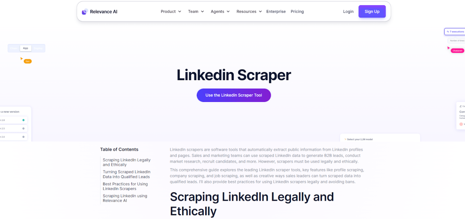 Top 25 LinkedIn Profile Scraper Tools For Streamlining Lead Generation ...