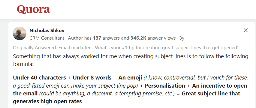 b2b email subject lines