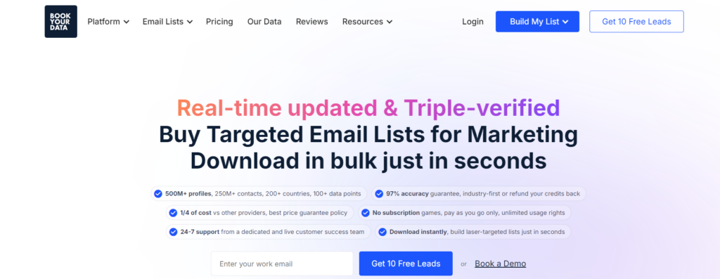 15 Best Databases to Buy Email Lists: My Top Picks 23 Best business database