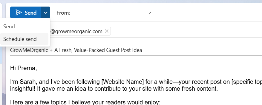 how do i send automatic emails in outlook