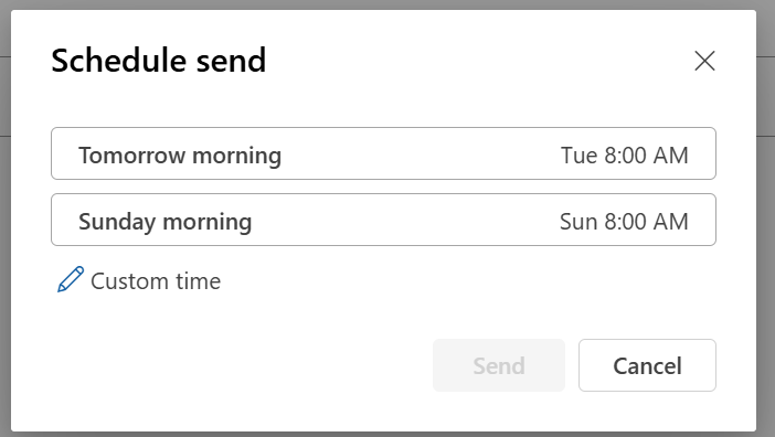 how do i set up a recurring email in outlook