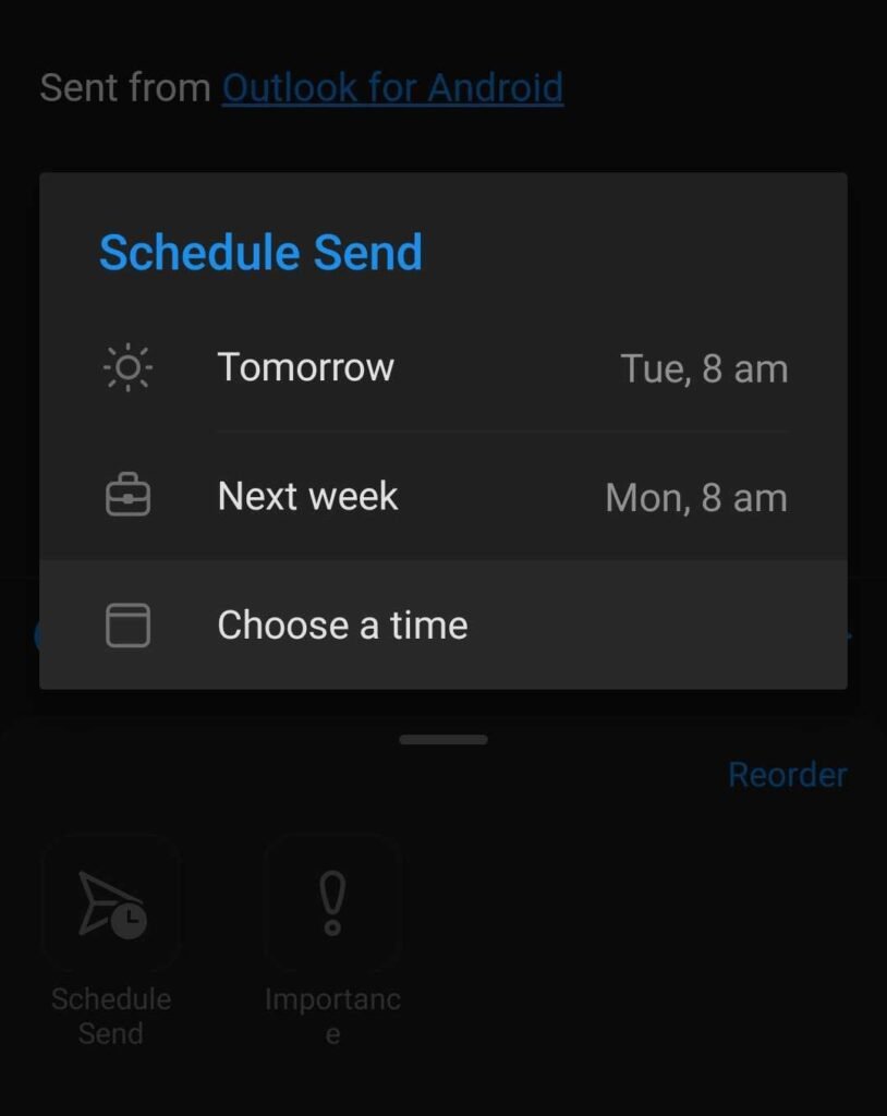 how do you send an automatic email daily from outlook