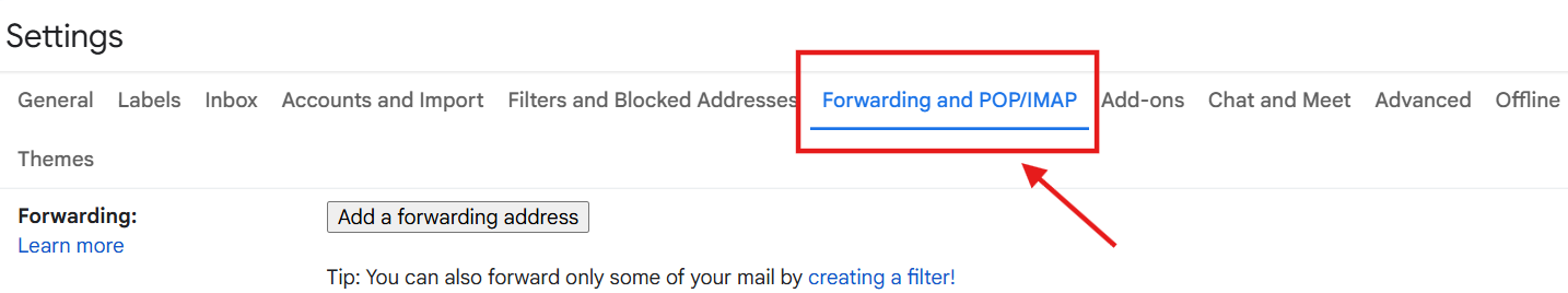 Gmail SMTP Settings 2