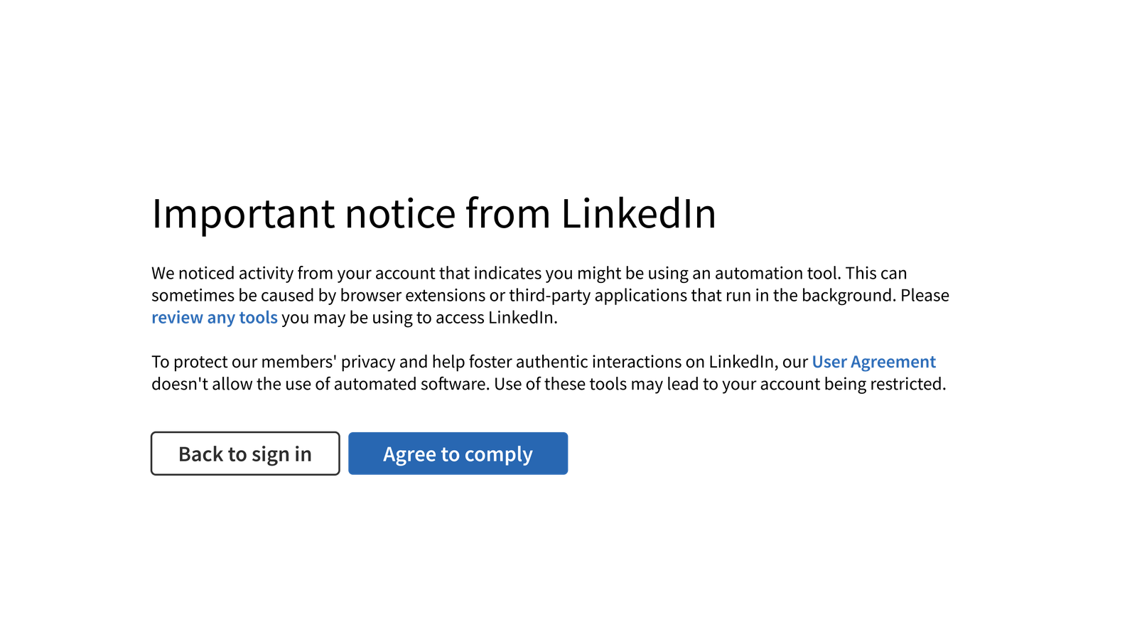 Using Automated Tools or Bots
