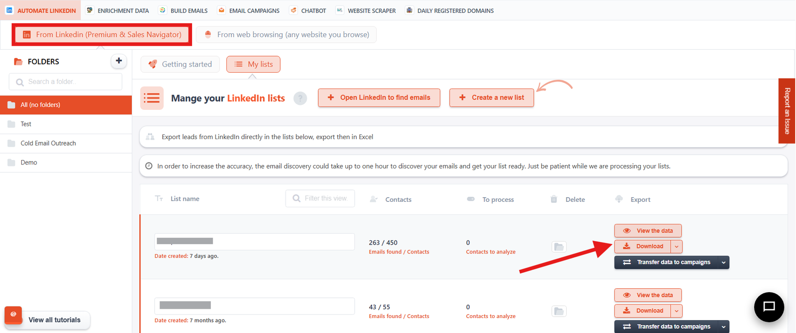 extract emails from linkedin email extractor