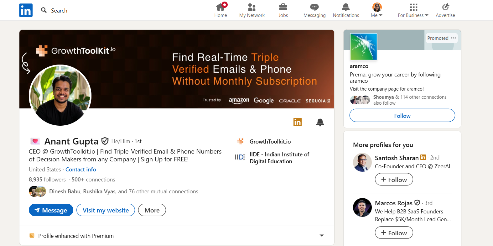 Social Selling: Why This Isn’t Just “Posting to Sell” Anymore 19 Anant Gupta LinkedIn Profile